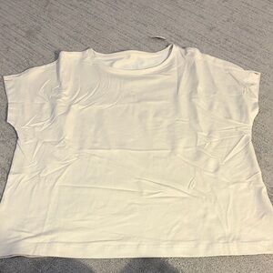 J. Jill White Short Sleeve Tee